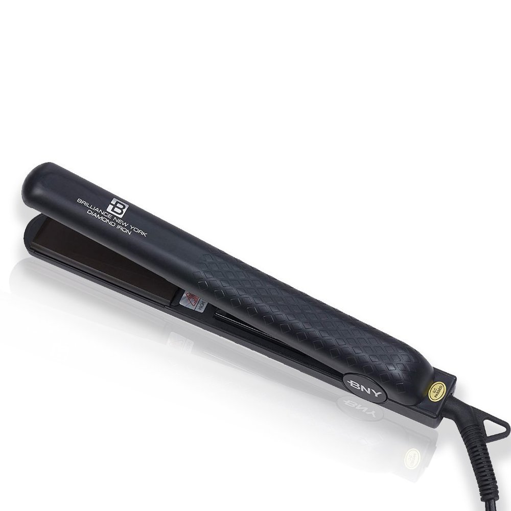 Brilliance New York 1" Ceramic Straightener &Curler, Frizz free,Ionic,W.Warranty